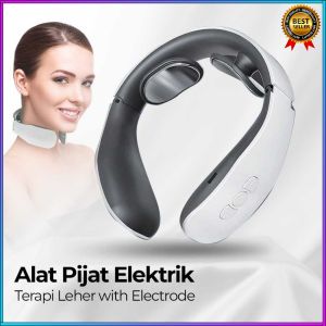 COD SUOLAER Alat Pijat Elektrik Terapi Leher with Electrode - KS-996-1D / alat pijat elektrik leher portable mini yang lagi viral di tiktok terapi getar murah wireless relax redakan otot tegang otot dalam tanpa suara terbaik terlaris tren paling bagus top