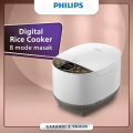 PHILIPS MAGIC COM / RICE COOKER HD 4515 / HD4515 / HD-4515 [ DIGITAL / 1,8 LITER ] - 100% ORI. 