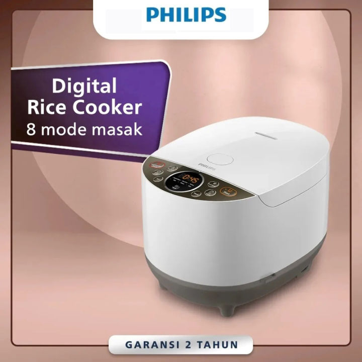 PHILIPS MAGIC COM / RICE COOKER HD 4515 / HD4515 / HD-4515 [ DIGITAL / 1,8 LITER ] - 100% ORI