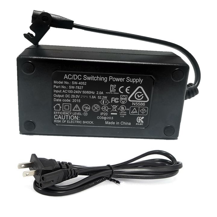 2023 29V 1.8A AC/DC Power Adapter 2PIN Electric Recliner Sofa Chair ...