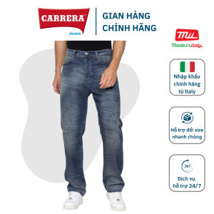 Quần Jean Nam Ống Rộng - Carrera Jeans - Nhập Khẩu Chính Hãng Từ Ý Thiết Kế Cao Cấp Basic Lịch Sự - 7020970X_18A