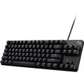 Bàn phím cơ có dây Gaming Logitech G413 TKL SE - Hàng chính hãng - Hoàn thiện bằng hợp kim nhôm chắc chắn, thiết kế TKL nhỏ gọn, phím PBT bền bỉ. 