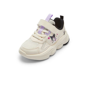 balabala Girls Sports Shoes Baby Breathable Mesh Jogging Shoes 2024 Autumn New