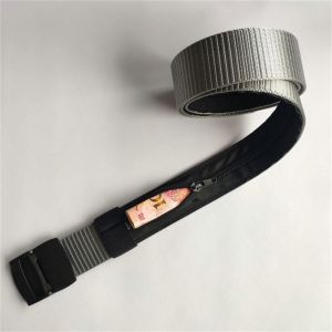 HENLI Multi-functional for Women Men Anti-theft Hidden Security Hiding Money Canvas Zipper Purse Waist Money Belt Money Belt Wallet Belt