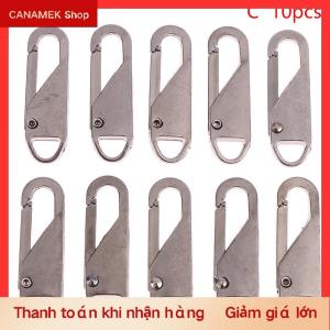 CS 10 cái tự làm may Craft dây kéo thanh trượt puller dây kéo sửa chữa Kit thay thế cho bị hỏng Khóa Du Lịch Túi vali dây kéo đầu