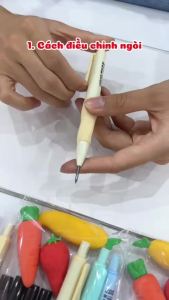 [TẶNG DIỀU] Combo Luyện Chữ Cho Bé Bút Chì Bấm Cá Heo + Giá Đỡ Chống Gù Ngồi Chuẩn Tư Thế Luyện Viết Chữ Đẹp