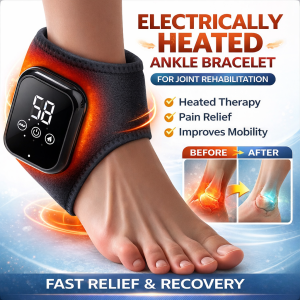 Electric Heated Ankle Massager Foot Massage Hot Compress Ankle Arthritis Pain Relief Ankle Support Brace