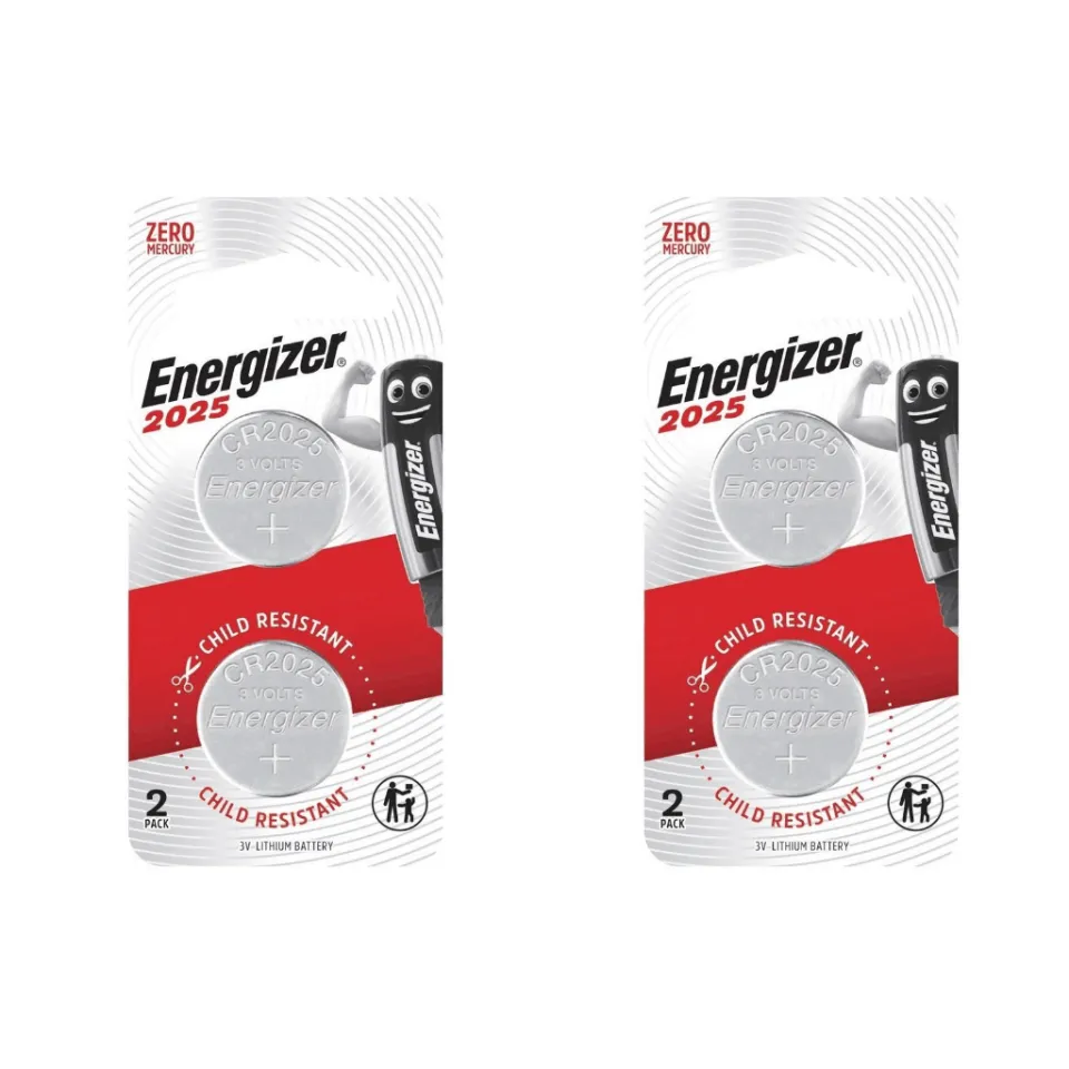 Energizer Lithium Cr2025 Coin Batteries (2-Pack) in the Coin & Button  Batteries department at