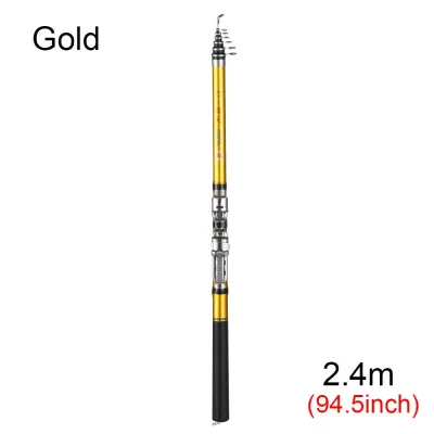【COD❤Ready Stock】 Carbon Spinning 1.5m1.8m 2.1m 2.4m 2.7m 3m Sea Pole Retractable Pen Pole Hard tail/soft tail Telescopic fishing rod