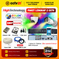 Paket Lengkap CCTV 2 Kamera Colorvu+Audio 5MP High Technology Full Color 24Jam Berwarna+DVR+KB-35M Promo cctv21. 