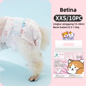 1 BungkusPopok Sekali Pakai Murah Anjing Kucing Size XS S M L XL Anti Marking Litter & Toilet