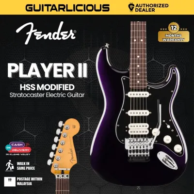 Fender Player II Modified Stratocaster HSS Floyd Rose Electric Guitar RW FB Dusk