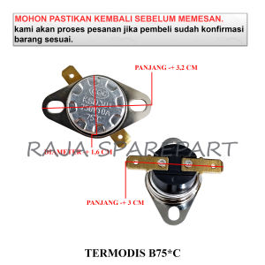 TB75 THERMODIS / thermostat kancing / TERMODIS B75°C