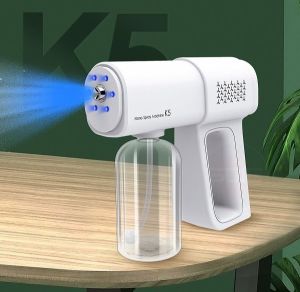 Máy phun khử khuẩn Nano không dây với ánh sáng xanh dung tích 380ml công suất 15W pin sạc 2000mAh