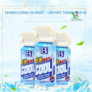 Xịt Làm Mát BOTNY COOL 180g – Hạ Nhiệt Tức Thì Giải Nhiệt Mùa Hè Cho Xe Cơ Thể Chơi Thể Thao