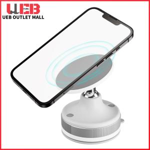 UEB รถที่ถือโทรศัพท์แม่เหล็กรถยนต์แม่เหล็กสูญญากาศดูดถ้วยโทรศัพท์เครื่องสูญญากาศสูญญากาศรถแม่เหล็กรถติดตั้งโทรศัพท์สำหรับโทรศัพท์ 4-6 นิ้ว