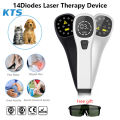KTS Red Light Therapy Device for Pain Relief, Joint and Muscle Pain Reliever, Infrared Light with 12pcs 650nm and 2pcs/4pcs 808nm. 