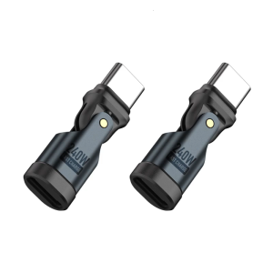 180Degree Rotatable USB C Adapter PD240W 5A Fast Charging 480Mbps Data Transfer For Phones 15 16 Type C Devices