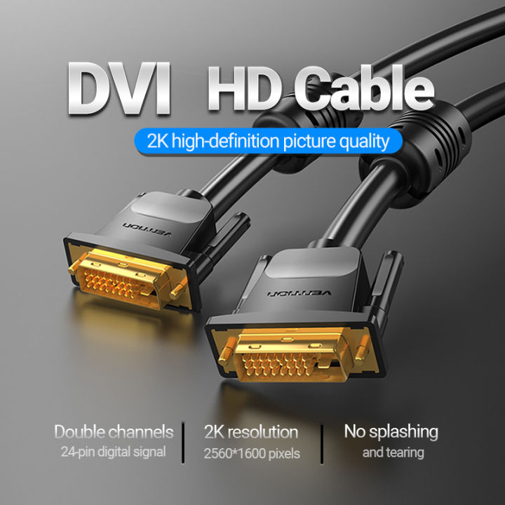 Vention Cáp Cáp DVI DVI D 24 + 1 Cáp DVI Đến DVI Cáp DVI Đực Với Đực ...