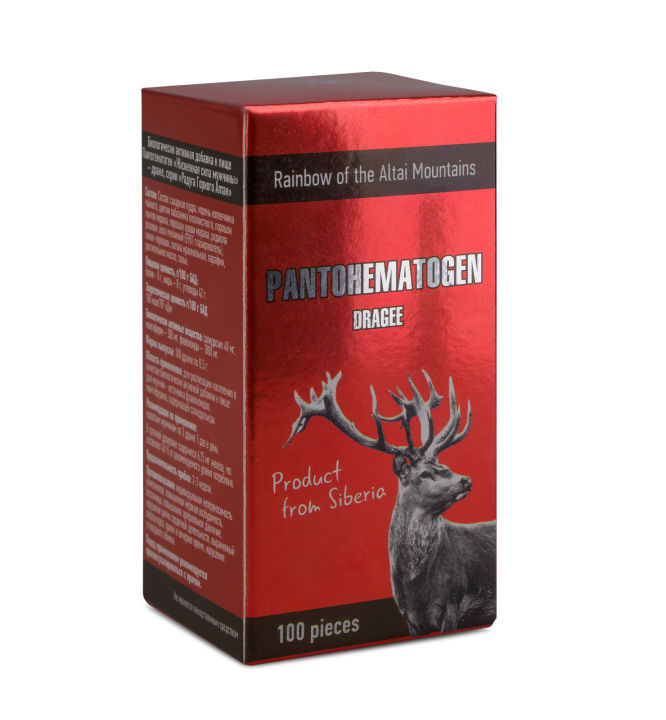 АЛТАЙ ФЛОРА Пантогематоген драже 100шт | Lazada.co.th