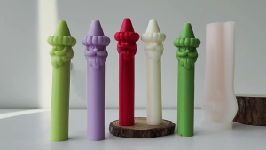 Santa Silicone Mold Christmas Pillar Silicone Mold For Epoxy Resin Craft Handmade Soap Chocolate