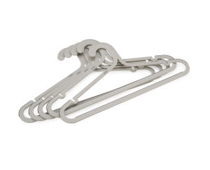 Joseph Joseph Orderly™ Set of 5 Anti-tangle Ecru Clothes Hangers JJ0179