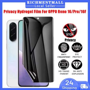 【🔥SG🔥】RICHMENTMALL HD Clear/Matte Anti-Spy Privacy Hydrogel Screen Protector for OPPO Reno 16 OPPO Reno 16F OPPO Reno 16 Pro Soft Film