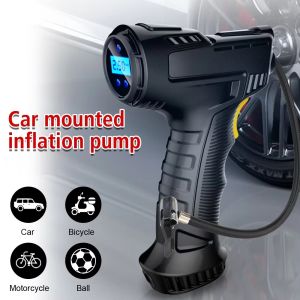 Pompa Ban Mobil Sepeda Elektrik Portabel Air Pump Inflator Electric Portable CZK3665