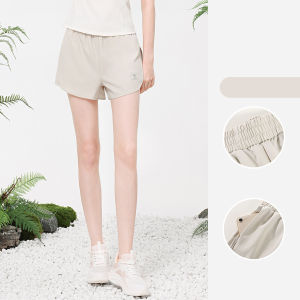 Camel womens quick drying loose yoga sports shorts