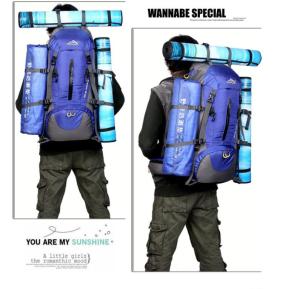 50L Sport Hiking Backpack Man Climbing Rucksack Woman Trekking Bag Pack Knapsack Nylon Waterproof Anti Scratch for Camping Mountain Cycling Outdoor Kev Trend