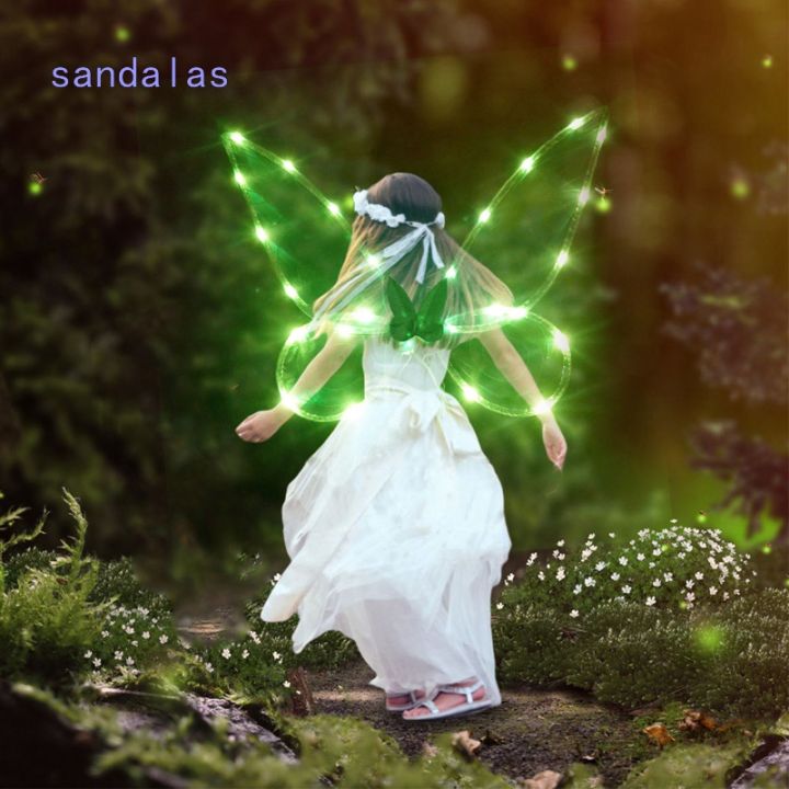 LED lights up fairy wings adult female butterfly wings children dress up  fairy tale angel princess suit | Lazada PH