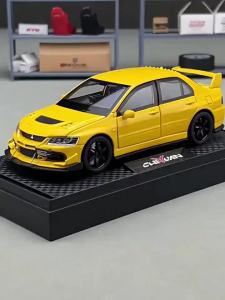 FC[RUM]1:32 Scale Mitsubishi Lancer EVO Alloy Car Model Light & Sound Effect Diecast Car Toys for Boys Birthday Gift Kids Toys Car Collection