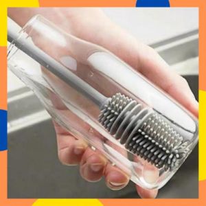 Cây cọ Silicon rửa ly cốc bình sữa tạo bọt tiện lợi cao cấp - K13