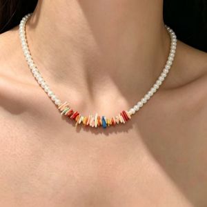 AE Dây chuyền ngọc trai nước ngọt thật với nhiều kích cỡ thiết kế thủ công nhiều lớp dây chuyền dệt bằng dây câu cá phụ kiện đa năng sang trọng nhẹ nhàng dành cho nữ.
