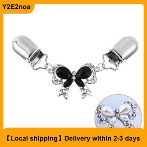 【Local shipping】 Fashion Bow Cardigan Sweater Blouse Pin Shawl Brooch Clips Duck Scarf Clasps