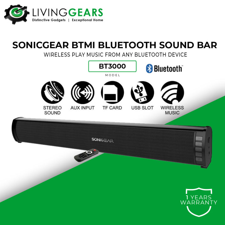 Sonicgear Bt2100 Soundbar Carousell Soundbar Sonicgear Bt2100