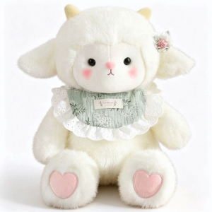 LILYGIRL White Bunny Rabbit Plush Toy Brown Bear Soft Bunny Plushies Doll New Baby Series Lovely Stuffed Animals Doll Baby