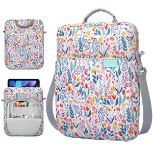 MoKo 9-11 Inch Tablet Sleeve Bag Fits IPad Air 5 10.9 Inch 2022 IPad Pro 11 2021-2018 IPad 10.2/Air 4 10.9 IPad 9.7 Tab S8 2022/Tab A 10.1 Handle Carrying Case with Shoulder Strap