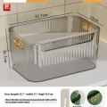 Transparent Acrylic Desktop Organizer for Cosmetics and Snacks. 