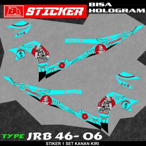 STIKER STRIPING JUPITER Z 115 ROBOT STICKER PREMIUM BISA HOLOGRAM JRB 46