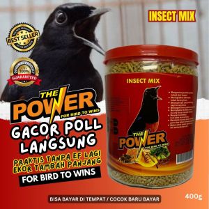 Pakan pengacor murai batu insect mix - 400GRAM