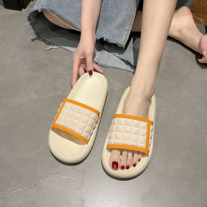 Wulove พร้อมส่งมาก🛒รองเท้าแฟชั่นสุดฮิตรองเท้าแตะแฟชั่น2022 แต่งด้วยลายตาราง สีสันตัดกันอย่างลงตัว 📦 มินิมอลสุดๆ จึ้งตาแตก