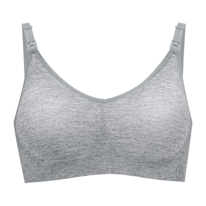 Bravado Body Silk Seamless Yoga Nursing Bra - DOVE HEATHER