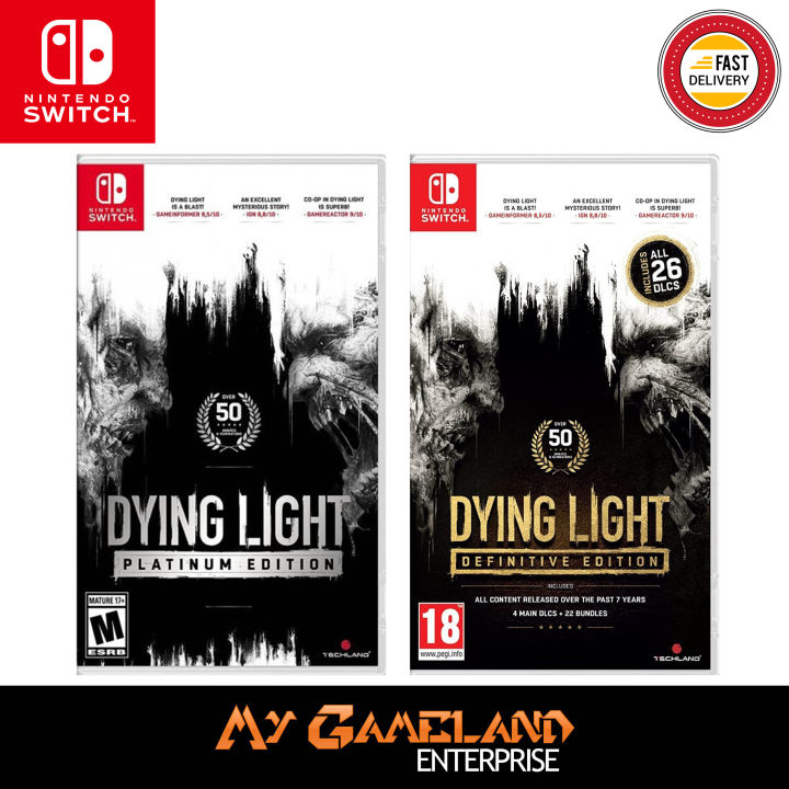 Nintendo Switch Dying Light Platinum / Definitive Edition
