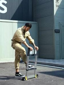 Telescoping Ladder For Home Ladder Stool Folding Step Extendable Ladder For Home Thickened Aluminum Alloy Engineering Ladder Telescopic Multifunctional Folding Step Extendable Ladder For Home