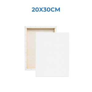 Stretched White Art Canvas for Painting | Wooden Frame Cotton Board for DIY Poster | Art Supplies Drawing SG