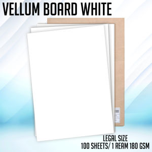 Risefully Vellum Board White 180gsm Short/A4/Long (100sheets)