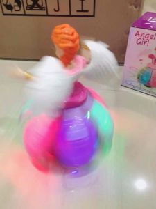 Mainan Anak anak Angel lampu musik dan tarian