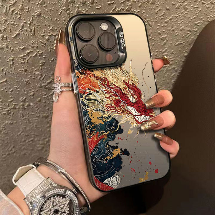 ✨รุ่นใหม่✨เคสไอโฟน Dragon chinese style phone case เคสสำหรับ