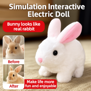 My Little Bunny AI Interactive Toy for All Year Family Users Kids Aged 312 Realistic Walking Barking and Tail Wagging